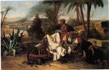 unknow artist Arab or Arabic people and life. Orientalism oil paintings 95 Germany oil painting art